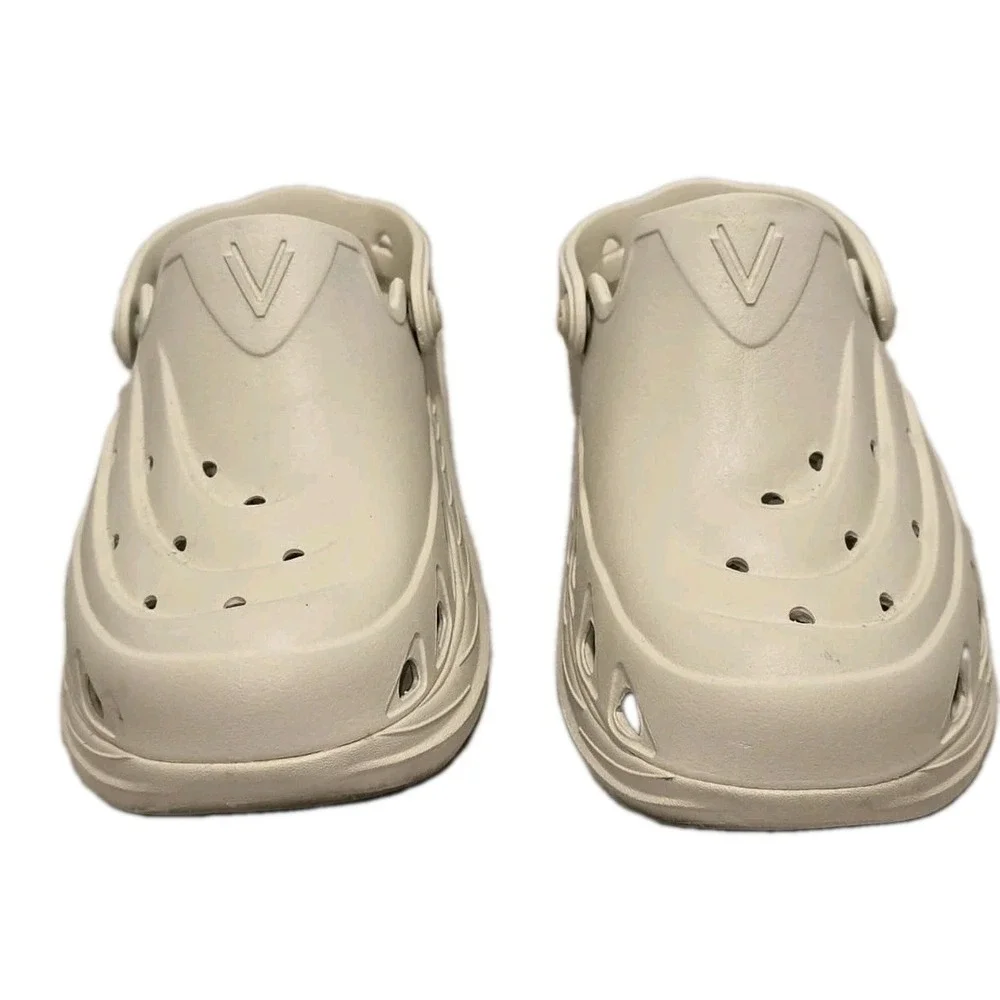 Vionic Recovery RX Women's W6 Wide Cream Off White Recovery Clogs Comfort Shoes